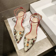 Load image into Gallery viewer, Spring Summer high heels shoes women Pointed Toe Ankle